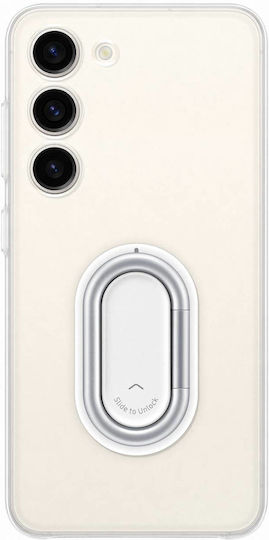 Samsung Clear Gadge Cover Back Cover Σιλικόνης Διάφανο (Galaxy S23) EF-XS911CTEGWW