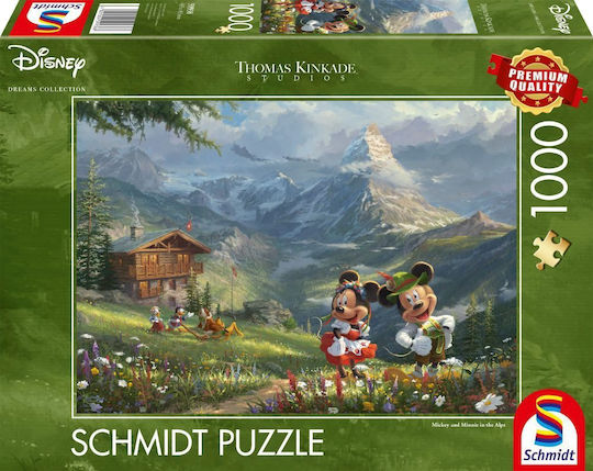 Puzzle Mickey & Minnie 2D 1000 Κομμάτια 59938