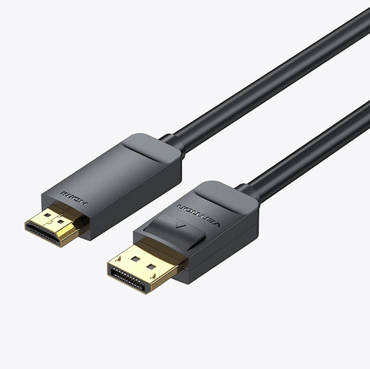 Vention Cable DisplayPort male - HDMI male 2m Μαύρο (HAGBH)