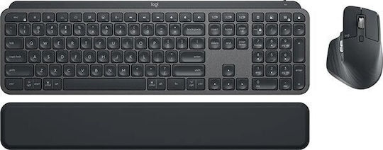 Logitech MX Keys Combo For Business Gen 2 Ασύρματο Bluetooth Σετ Πληκτρολόγιο & Ποντίκι Αγγλικό US