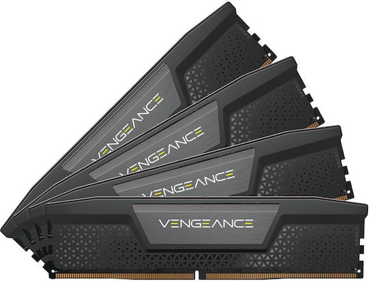 Corsair Vengeance DDR5 64GB RAM με 4x16GB Modules και Ταχύτητα 6400 για Desktop CMK64GX5M4B6400C32
