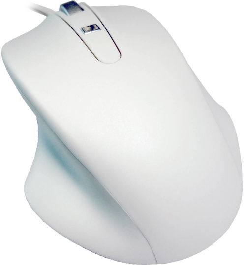 Matias Mac PBT Ενσύρματο Εργονομικό Ποντίκι Λευκό