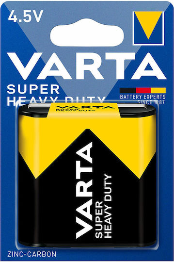 Varta Super Heavy Duty Μπαταρία Zinc 3R12 4.5V 1τμχ