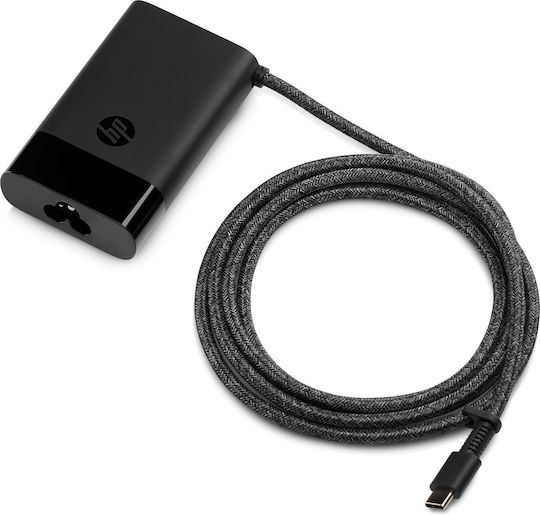 HP Usb-c Power Adapter USB-C Φορτιστής Laptop 65W 20V 1.6A με Αποσπώμενο Καλώδιο Τροφοδοσίας 671R3AA
