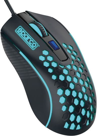 Sparco Spmouse Ενσύρματο Ποντίκι Μαύρο