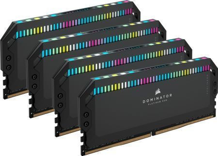 Corsair Dominator Platinum RGB DDR5 64GB RAM με 4x16GB Modules και Ταχύτητα 6400 για Desktop CMT64GX5M4B6400C32