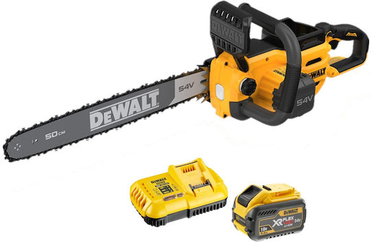 Dewalt Flexvolt Αλυσοπρίονο Μπαταρίας 1x9Ah Brushless 54V 6kg με Λάμα 50cm DCMCS575X1