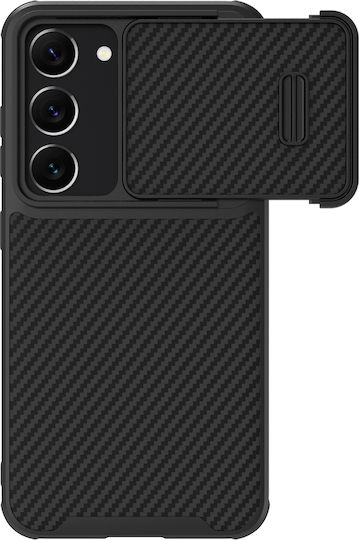 Nillkin Synthetic Fiber S Back Cover Πλαστικό Μαύρο (Galaxy S23+)