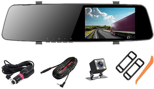 Tracer Οθόνη Καθρέπτη Αυτοκινήτου με Κάμερα Οπισθοπορείας και Νυχτερινή Λήψη Universal TRAKAM46937