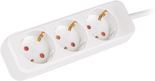 Lanberg Πολύπριζο 3 Θέσεων με Καλώδιο 1.5m Γαλλίας (Type E) S5607112