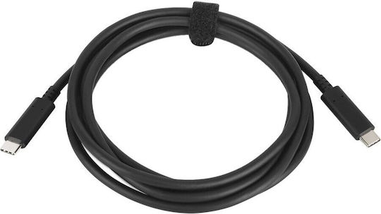 Lenovo USB 3.2 Cable USB-C male - USB-C 60W Μαύρο 2m (4X90Q59480)