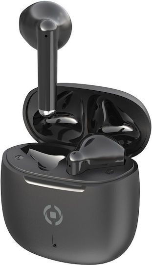 Celly Buz 2 Earbud Bluetooth Handsfree Ακουστικά με Θήκη Φόρτισης Μαύρα