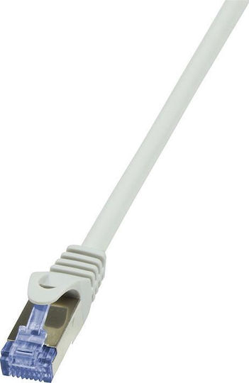 LogiLink S/FTP Cat.7 Καλώδιο Δικτύου Ethernet 0.25m Γκρι 1τμχ CQ4012S