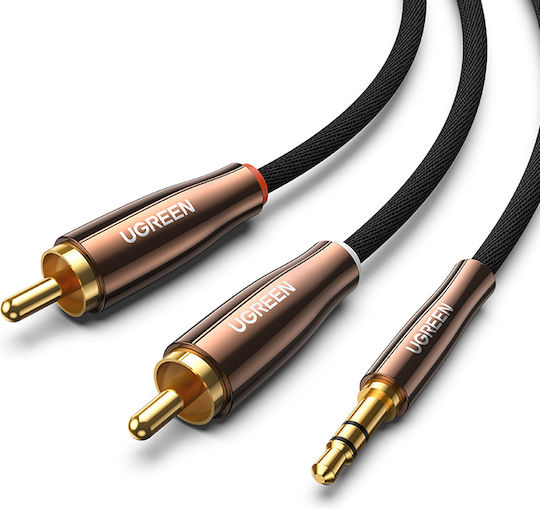 Ugreen Καλώδιο 3.5mm male - RCA male Μαύρο 2m (80847)