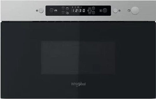 Whirlpool MBNA920X Εντοιχιζόμενος Φούρνος Μικροκυμάτων με Grill 22lt Inox