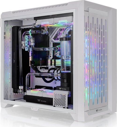 Thermaltake CTE C750 TG ARGB Gaming Full Tower Κουτί Υπολογιστή με Πλαϊνό Παράθυρο Λευκό