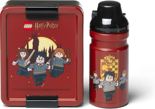LEGO Harry Potter Gryffindor Πλαστικό Παιδικό Σετ Φαγητού Harry Potter Μπορντό 40580830