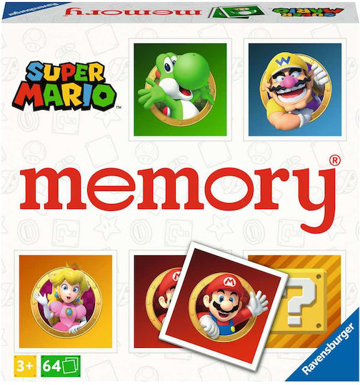 Επιτραπέζιο Παιχνίδι Super Mario Memory για 2-8 Παίκτες 3+ Ετών 20925 (EN) Ravensburger