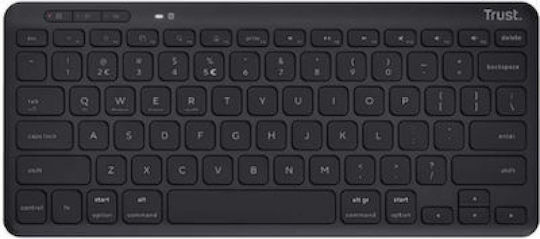 Trust Lyra Ασύρματο Πληκτρολόγιο Αγγλικό US