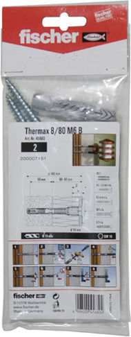 fischer Βίδα με Διάμετρο M10 και Μήκος 10mm 2τμχ 512174