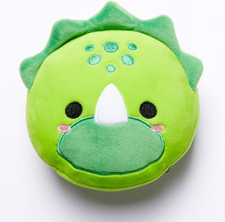 Puckator Μαξιλαράκι Ταξιδίου Μάσκα και Μαξιλαράκι Στρογγυλό Πολυεστερικό Παιδικό Πράσινο CUSH251