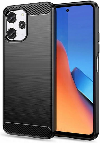 Tech-Protect Back Cover Σιλικόνης Μαύρο (Redmi 12 4G / Redmi 12 5G)