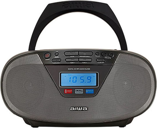Aiwa Φορητό Ηχοσύστημα BBTU-400BK με Bluetooth / CD / Ραδιόφωνο / USB σε Μαύρο Χρώμα