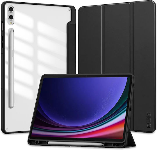 Tech-Protect Hybrid Flip Cover Μαύρη (Galaxy Tab S9+)