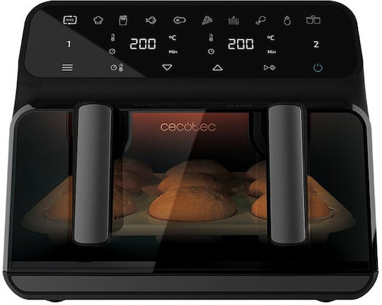 Cecotec Cecofry Advance 9000 Window Air Fryer 9lt Μαύρο