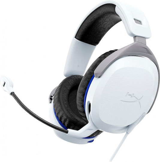 HyperX CloudX Stinger II for Playstation Over Ear Gaming Headset με σύνδεση 3.5mm Λευκό