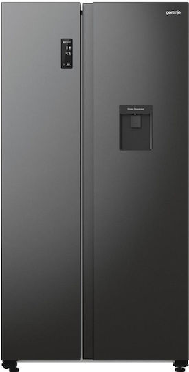Gorenje Ψυγείο Ντουλάπα 547lt NoFrost Υ178.6xΠ91.5xΒ67εκ. Μαύρο NRR9185EABXLWD