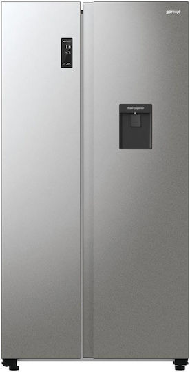 Gorenje Ψυγείο Ντουλάπα 547lt NoFrost Υ178.6xΠ91xΒ64.3εκ. Inox NRR9185EAXLWD