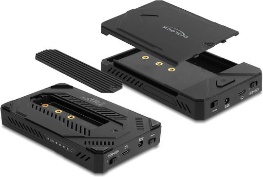 DeLock Θήκη για 2 Σκληρούς Δίσκους 2.5" / M.2 SATA III NVME με σύνδεση SATA 42020