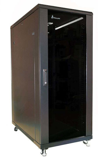 Extralink Επιδαπέδια Καμπίνα Rack 32U Μαύρο EX.11380