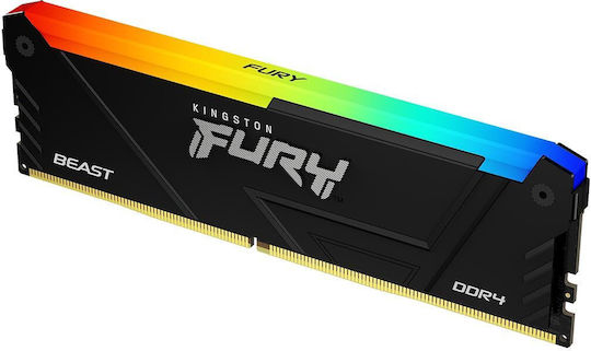 Kingston Fury Beast DDR4 με Module 1x32GB και Ταχύτητα 3200 για Desktop KF432C16BB2A/32