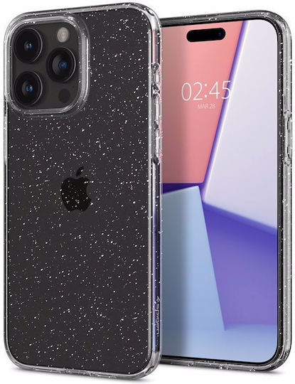 Spigen Liquid Crystal Glitter Back Cover Σιλικόνης Διάφανο (iPhone 15 Pro) ACS06701