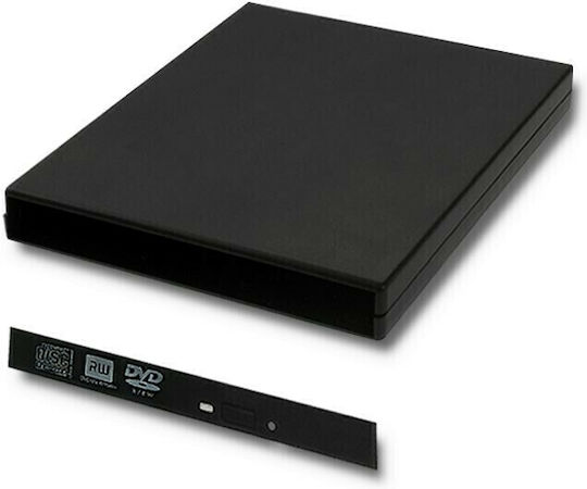 Qoltec External USB 2.0 12.7mm SATA Optical Drive Case 51863