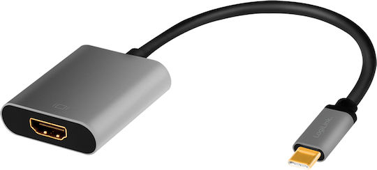 LogiLink Μετατροπέας USB-C male σε HDMI female Χρυσό (CUA0103)