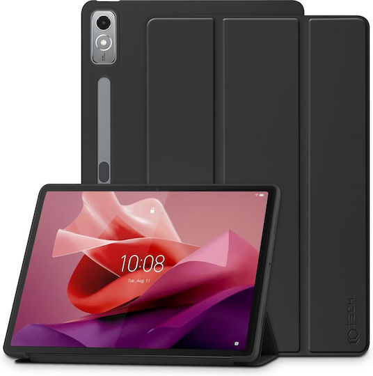 Tech-Protect Smartcase Flip Cover Μαύρη (Lenovo Tab P12 12.7")