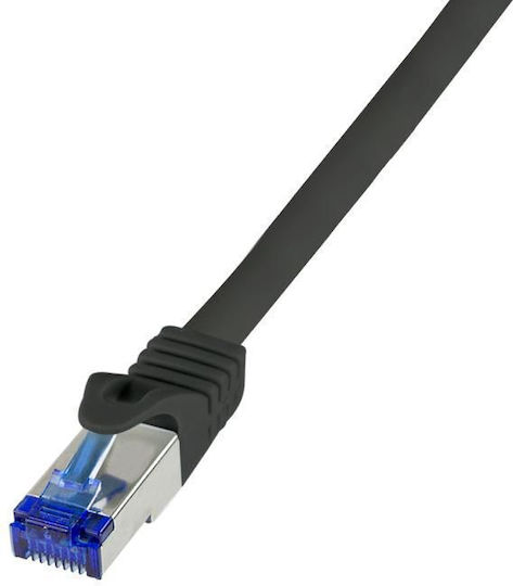 LogiLink S/FTP Cat.6a Καλώδιο Δικτύου Ethernet 20m Μαύρο 1τμχ C6A113S