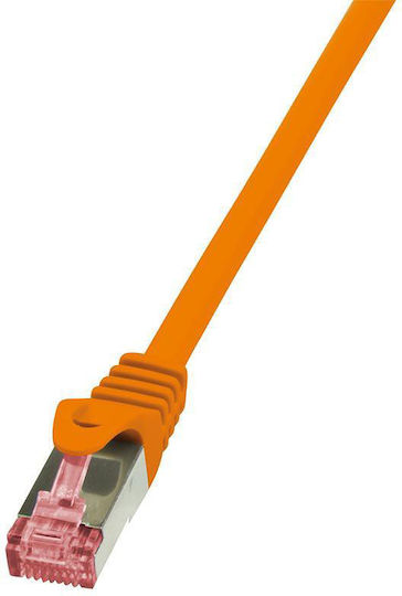 LogiLink U/UTP Cat.6 Καλώδιο Δικτύου Ethernet 10m Πορτοκαλί 1τμχ CQ2098S