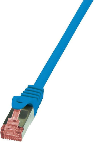 LogiLink U/UTP Cat.6 Καλώδιο Δικτύου Ethernet 7.5m Μπλε 1τμχ CQ2086S