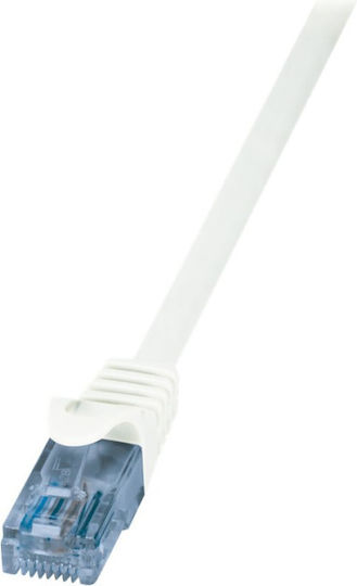 LogiLink U/UTP Cat.6a Καλώδιο Δικτύου Ethernet 5m Λευκό 1τμχ CP3071U