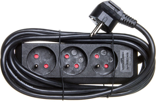 Brennenstuhl Eco-line Πολύπριζο 3 Θέσεων με USB-A και Καλώδιο 3m 1157504130