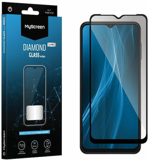 MyScreenPROTECTOR Diamond Glass Edge Lite 0.33mm Full Glue Full Face Tempered Glass Μαύρο (Huawei Nova Y61) MSRN369
