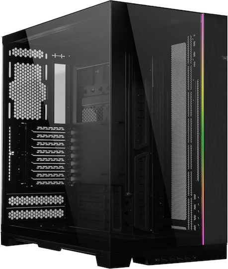 Lian Li O11 Dynamic EVO XL Gaming Full Tower Κουτί Υπολογιστή με Πλαϊνό Παράθυρο και RGB Φωτισμό Μαύρο