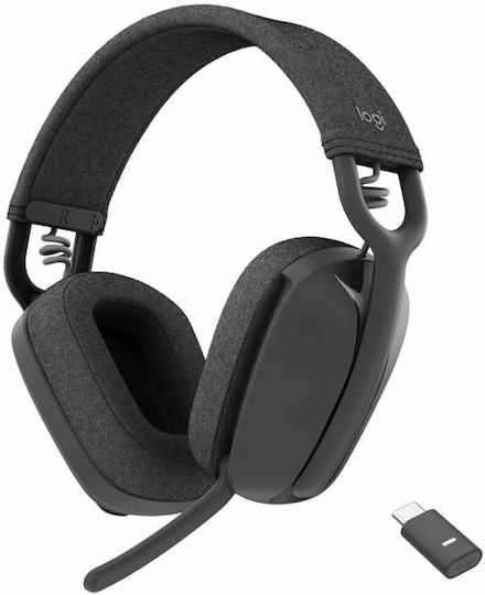 Logitech Zone Vibe Graphite Ασύρματα On Ear Multimedia Ακουστικά με μικρόφωνο και σύνδεση Bluetooth