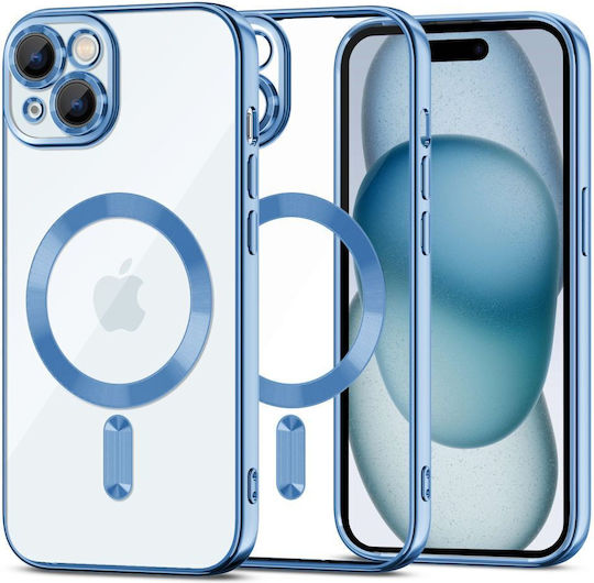 Tech-Protect Magshine Back Cover Σιλικόνης Sky Blue (iPhone 15)
