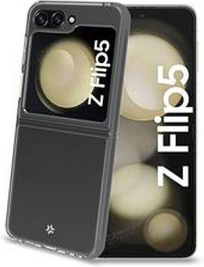 Samsung Celly Back Cover Σιλικόνης Διάφανο (Samsung Flip 5) GELSKIN1058