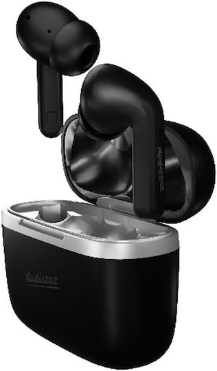 Audictus Dopamine In-ear Bluetooth Handsfree Ακουστικά με Θήκη Φόρτισης Μαύρα